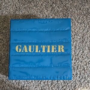 Jean Paul Gaultier Vibrant Blue Box with Gold Lettering